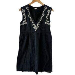 Sister Mary Sharon Embroidered V-Neck Sleeveless Dress Size XS